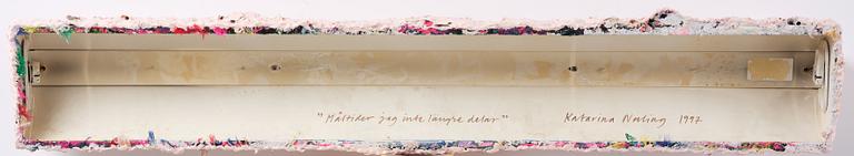 Katarina Norling, "Måltider jag inte längre delar".