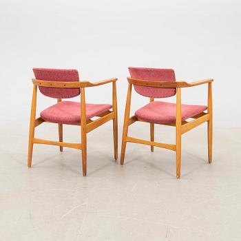 Arne Wahl Iversen armchairs a pair "Kosack" for IKEA 1960s/70s.