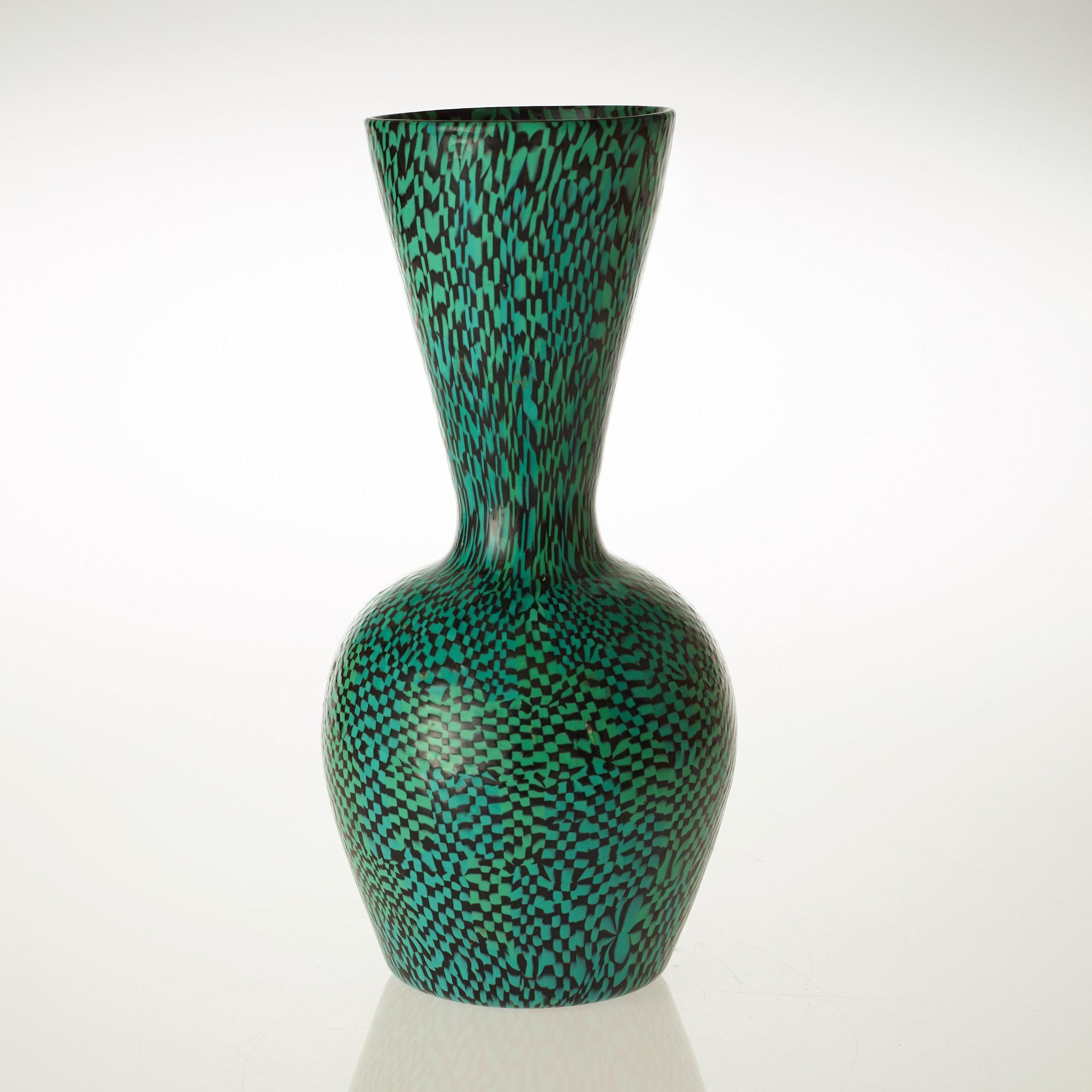 PAOLO VENINI, vas, "Murrine", Venini, Murano, Italien 1950-tal.