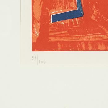 André Lanskoy, färglitografi, signerad 51/100.