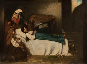 SEVERIN FALKMAN, öljy kankaalle, signeerattu ja päivätty 1870.