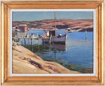 BERNHARD OSCARSSON, olja på duk, signerad, daterad 1938.