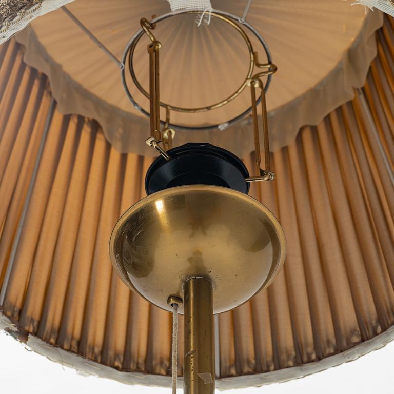 A floor lamp, mid-20th century.