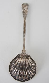 STRÖSKED, silver, "Engelsk snäck", otydl stämplar 1888.