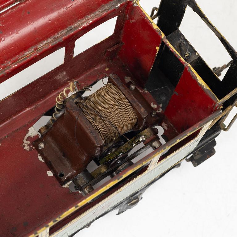 Carette, locomotive with two carriages, scale 1, Germany, before 1917.