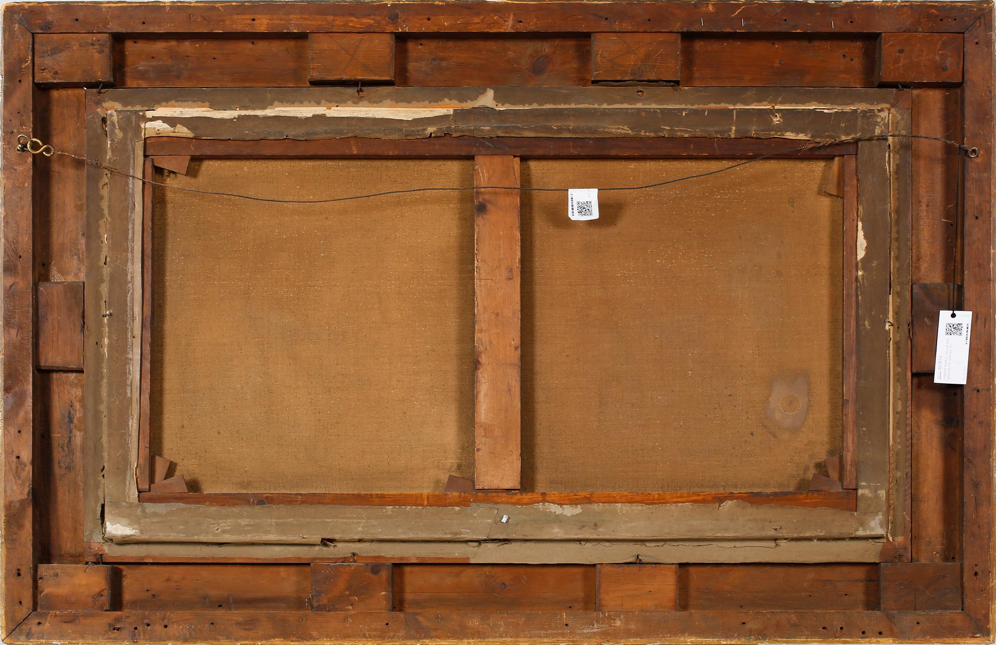 ROBERT NOBLE, a signed oil on canvas, dated -87.