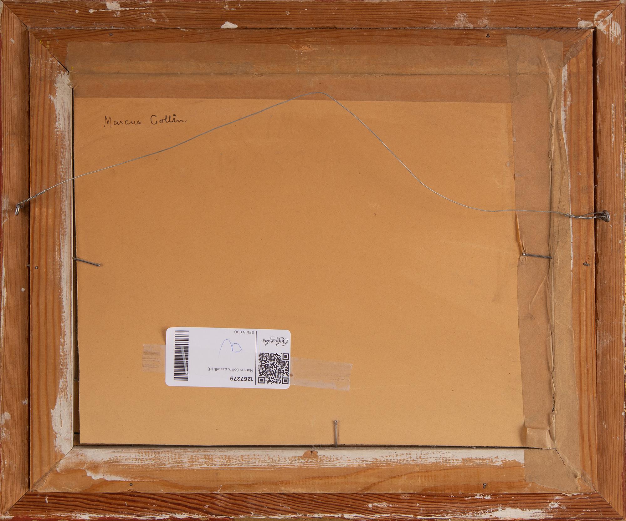 Marcus Collin, pastel, signed and dated -42.
