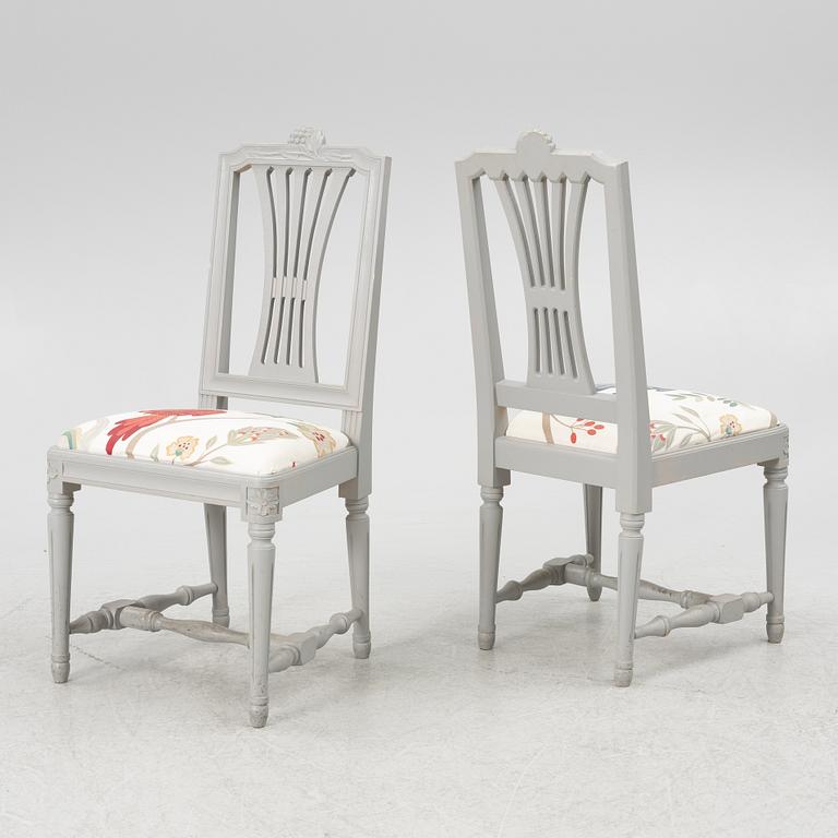 Chairs, 12 pcs, Gustavian style, Lindome model, 21st century.