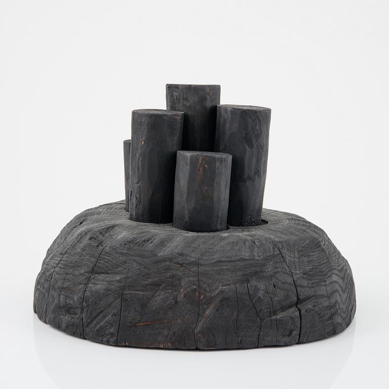 Co-Lab (Markus Emilsson, Camilla Carnmo, Carl-Oscar Karlsson), skulptur,  "Allt Smör i Småland" 2016.