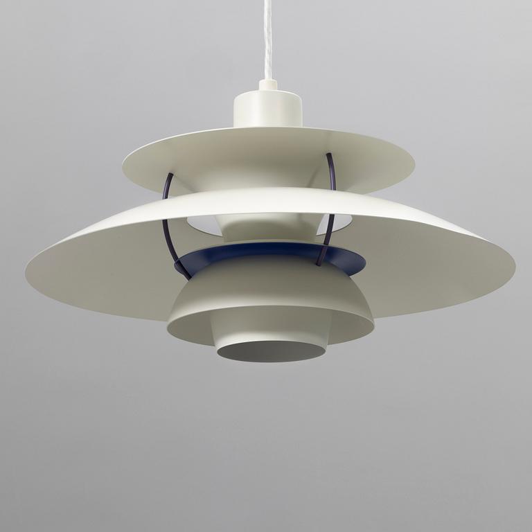Poul Henningsen, taklampa, "PH 5", Louis Poulsen, Danmark.