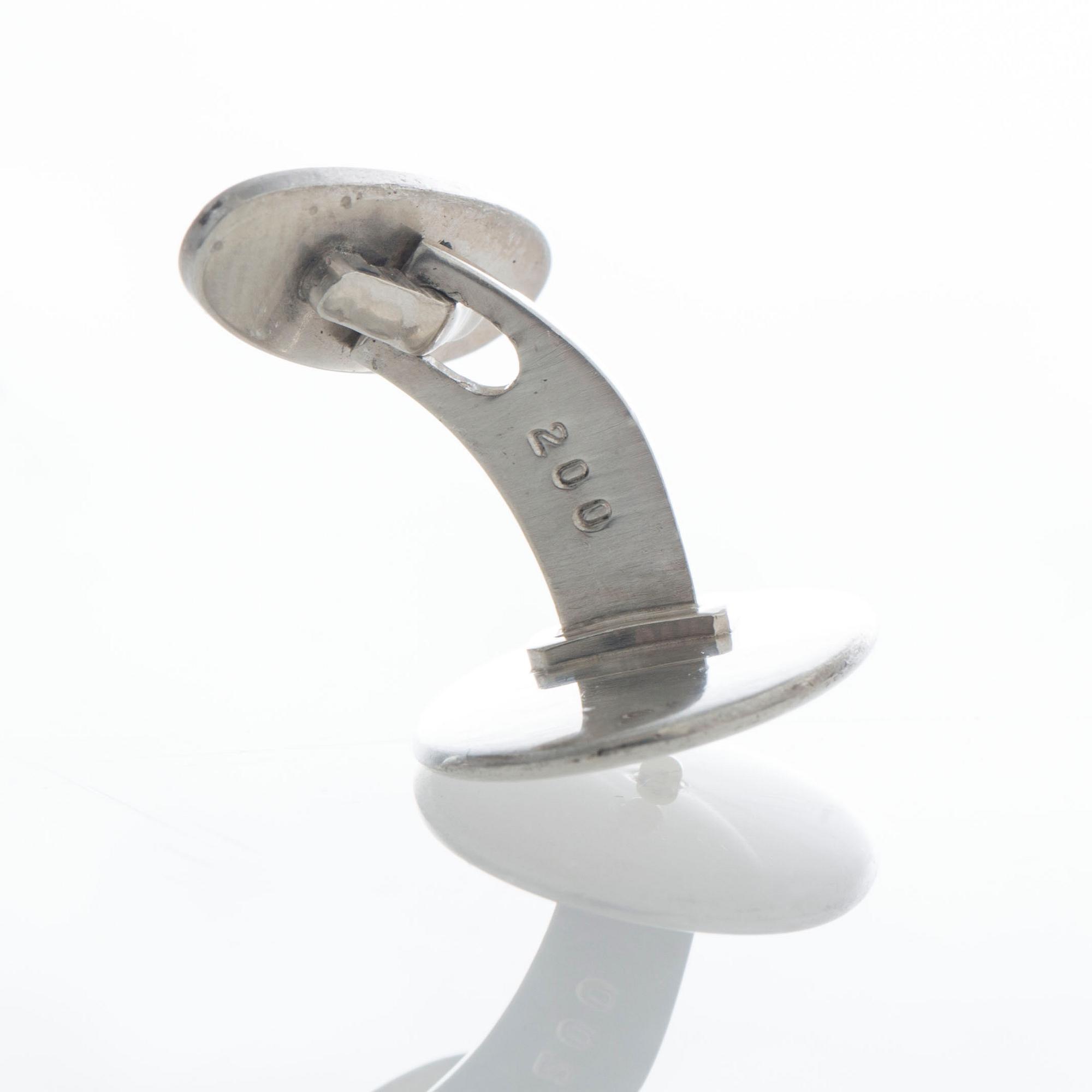 MANSCHETTKNAPPAR, Georg Jensen, Danmark, sterlingsilver.