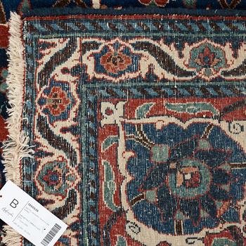 A CARPET, a semi-antique/old Veramin, ca 353 x 213,5-215,5 cm.