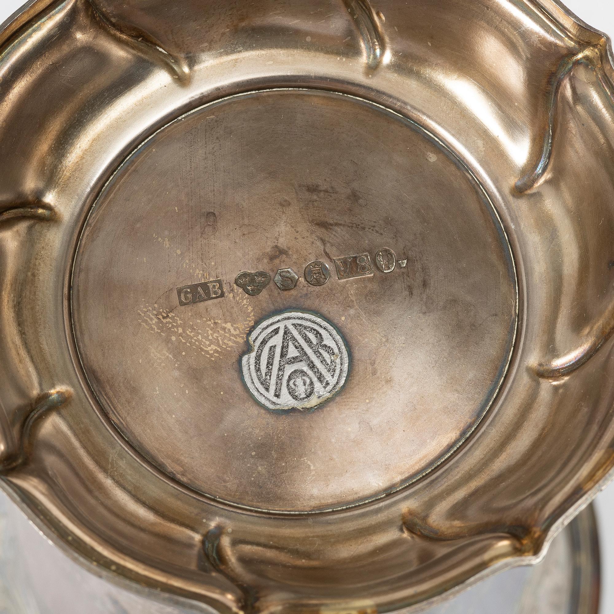 A silver cup, GAB, Stockholm 1947.
