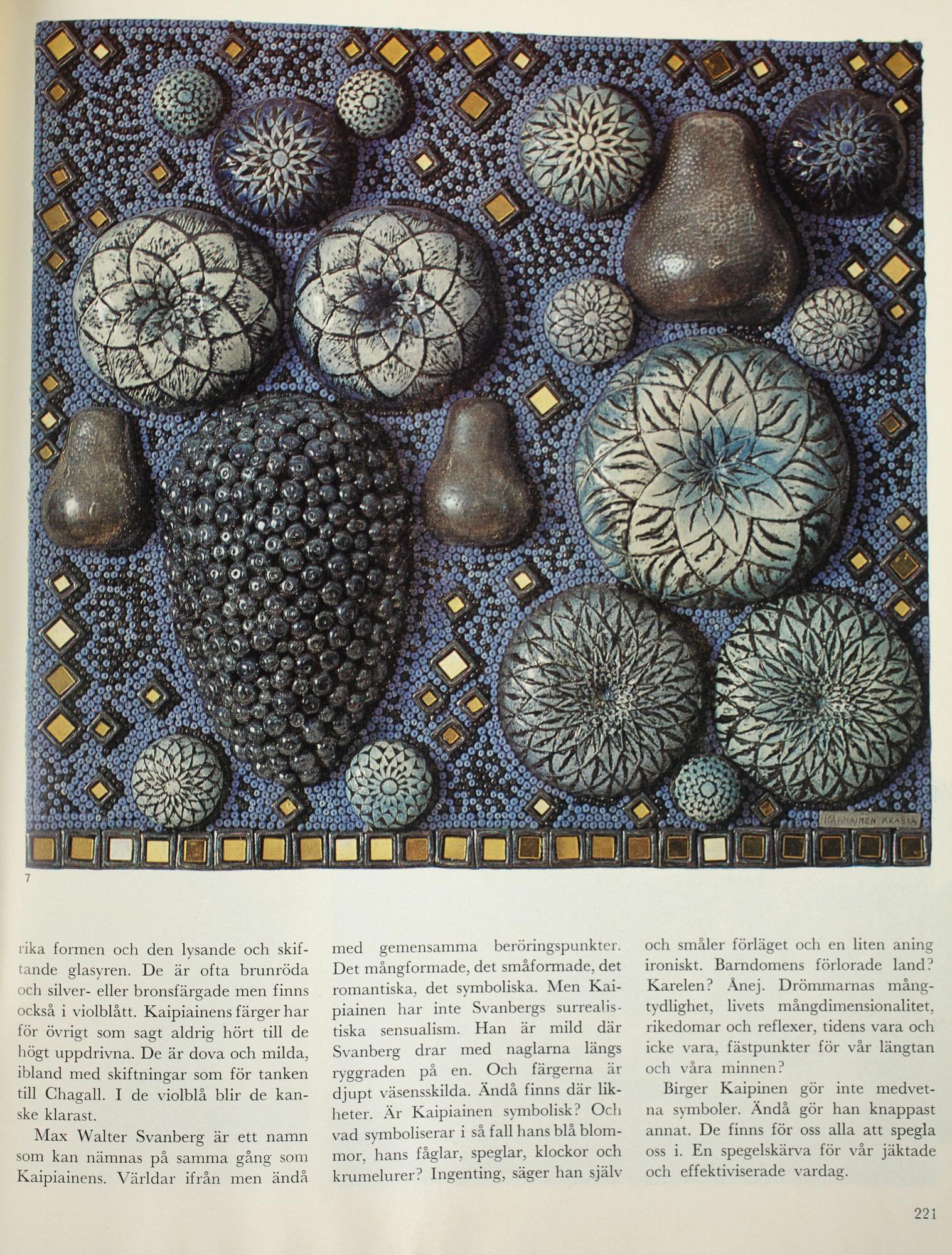 TIDSKRIFTER, 67 st, "Form", 1956-1965.