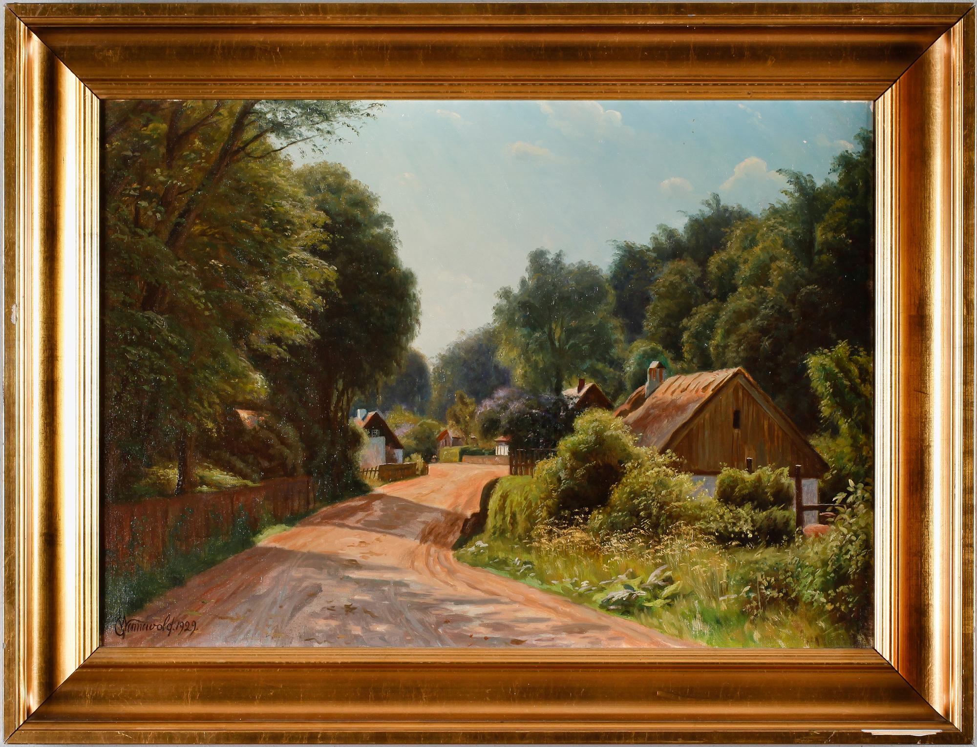 EMIL WINNERWALD, olja på duk, signerad och daterad 1929.