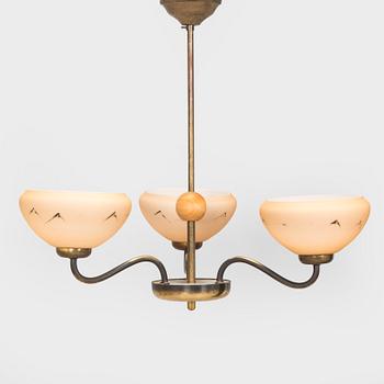 Paavo Tynell, A 1930s model 1434 ceiling lamp for Taito.