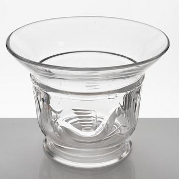 Ewald Dahlskog, a 'Sjöhästen' bowl, Kosta, 1926-29.