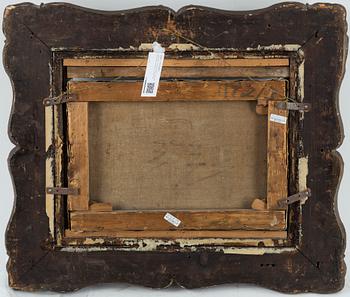 OKÄND KONSTNÄR, olja på duk, bär signatur, 1800-tal.