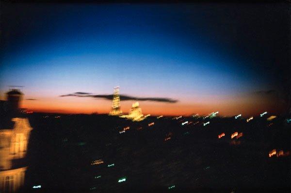 Nan Goldin, "Paris skyline at twilight, 1999".