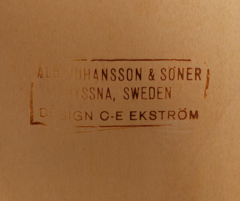STOLAR, 6 st, C-E Ekström, Albin Johansson & Söner, Hyssna, 1950/60-tal.