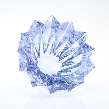 SKÅL, glas, "Näckros", signerad Aimo Okkolin Riihimäen Lasi Oy.