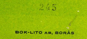 A Swedish movie poster by Gösta Åberg, James Bond "Agent 007 - Med rätta att döda" (Dr No) 1963 numbered 245.