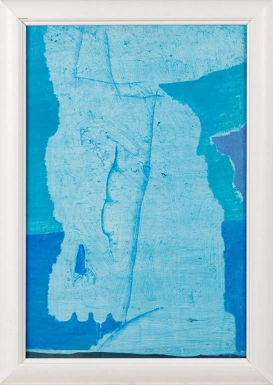 MAX SALMI, oil on board, signed and dated-71.