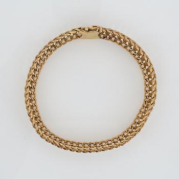 ARMBAND, 18K guld, Spanien, efter 1934. Vikt ca 25 g.
