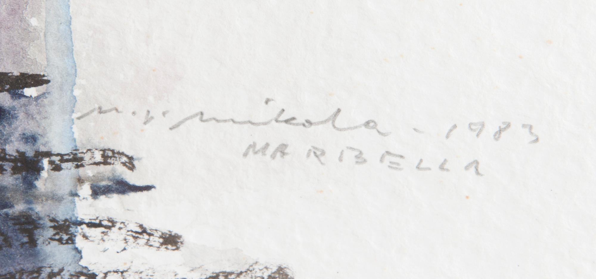 Nandor Mikola, View from Marbella.
