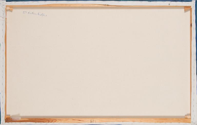 Kristian Krokfors, acrylic on canvas, signed and dated -89.