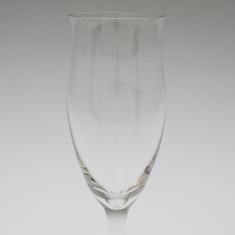 CHAMPAGNEGLAS, 12 st, "Operakällaren", Reijmyre Glasbruk.