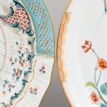 12 parts of hand painted porcelain by Herend Hungary.