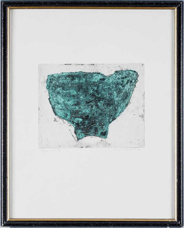 PARTI GRAFIK,  4 delar, bl a Arnold Hagström.