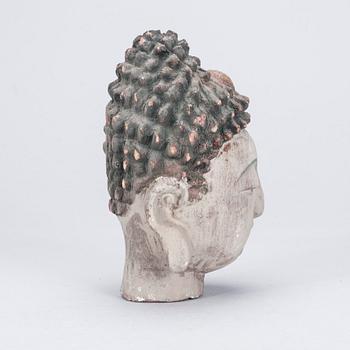 BUDDHA, skulptur, trä, Kina, 1900-talets mitt.