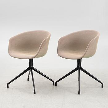 Hee Welling & Hay, a set of eight 'AAC 221', chairs, Denmark.