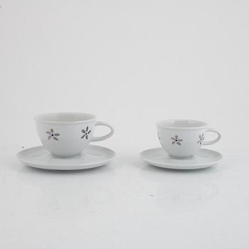 Jonas Bohlin, service parts, 26 pcs, porcelain, "Qvint", Rörstrand.