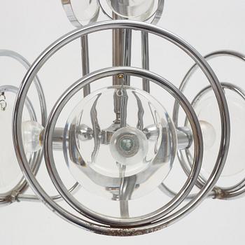 Ceiling lamp, likely from France, second half of the 20th Century.