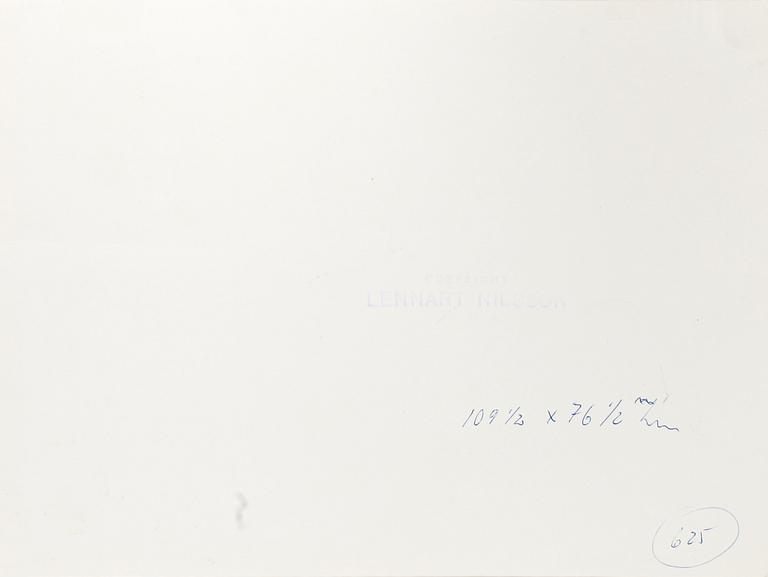 LENNART NILSSON, vintage silvergelatin fotografi. Stämpelsign a tergo.
