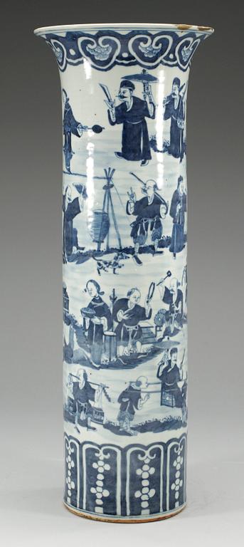 VAS, porslin. Sen Qing dynasti (1644-1912).