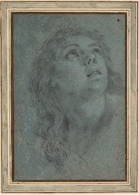 ITALIENSK KONSTNÄR, 1600-tal, teckning i svart krita.