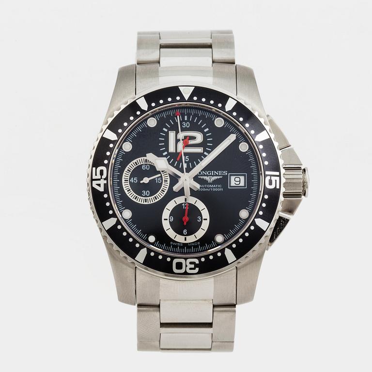LONGINES, Hydro Conquest (300m/1000ft), chronograph, wristwatch, 43,5 mm,