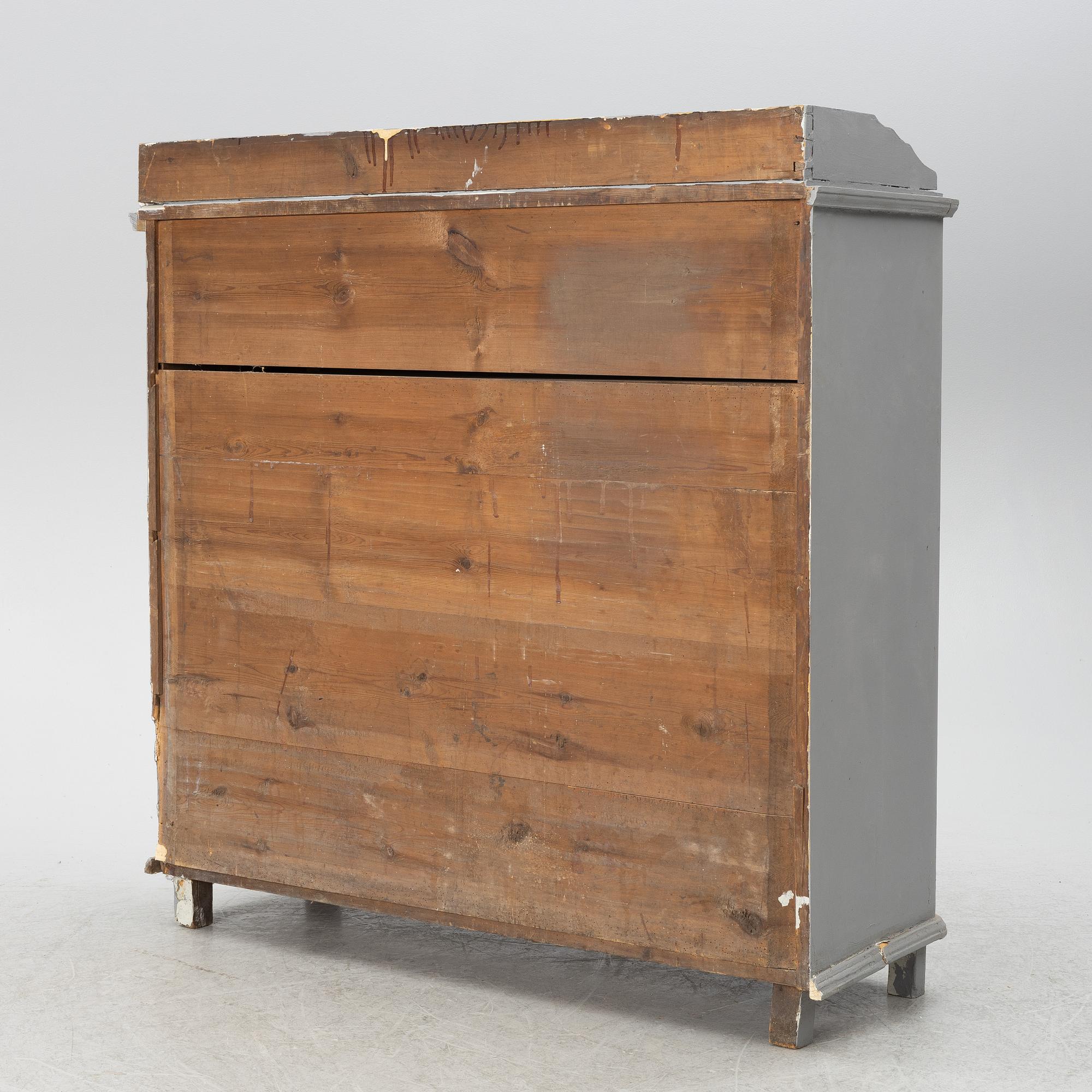 A 19th century sideboard.