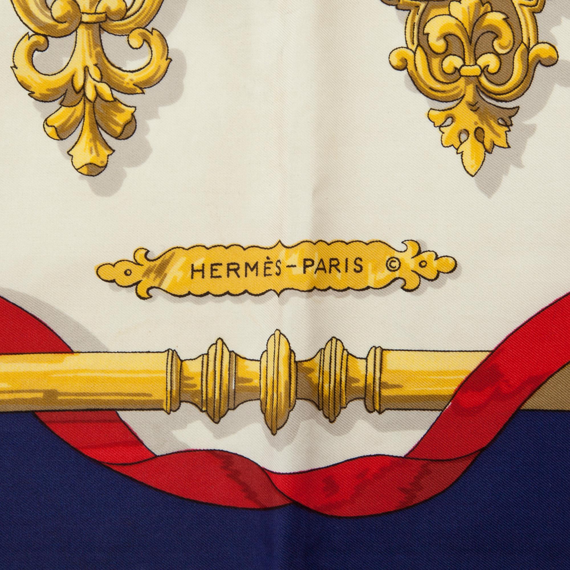 SCARF, siden, "Ferronnerie", Caty Latham, Hermès, 1900-talets andra hälft.