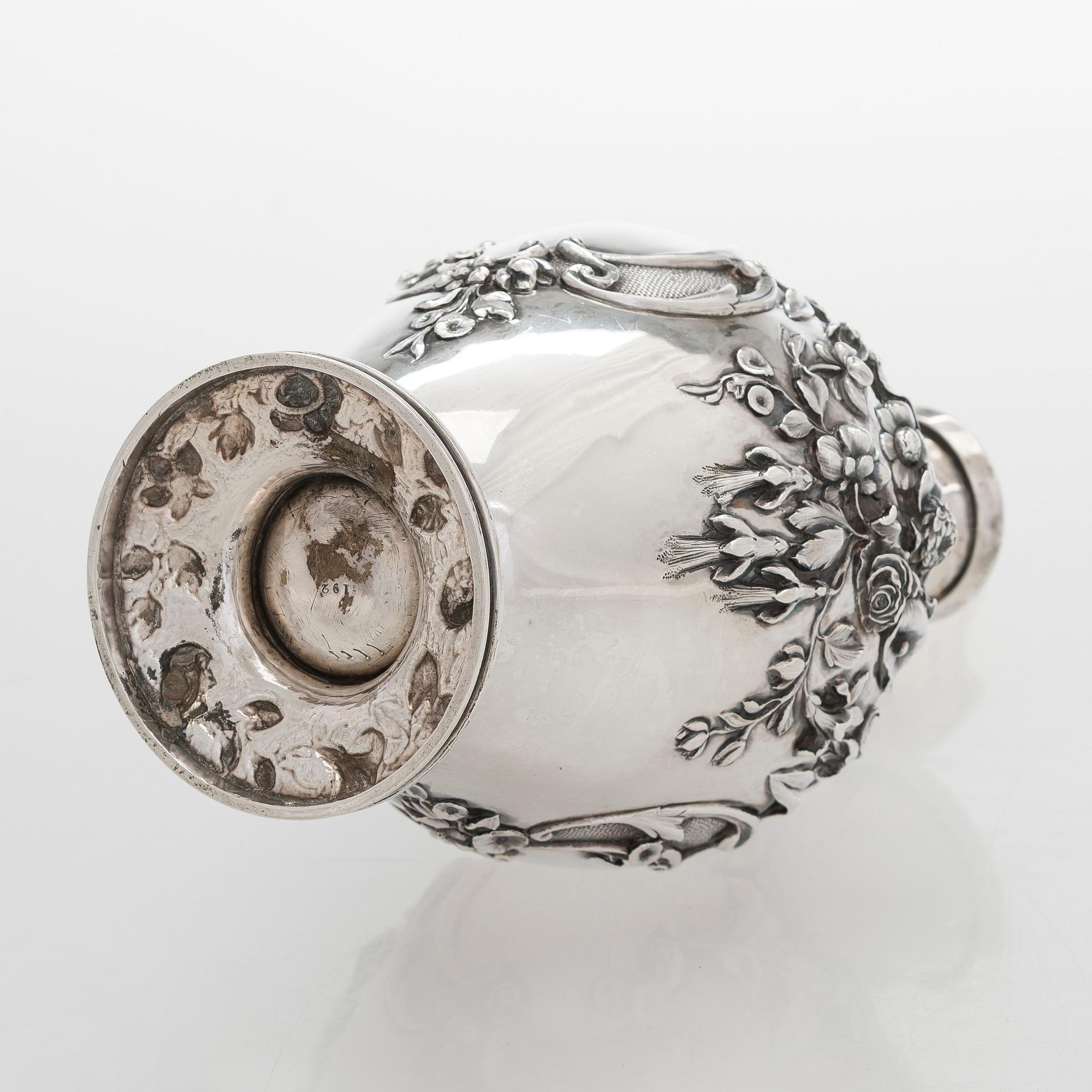 Charles Reily & George Storer, kannu, sterlinghopea, Lontoo 1839.