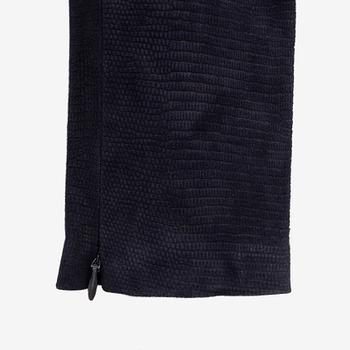 Balenciaga, a pair of leather trousers, size 36.