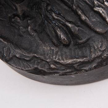 EVGENY ALEXANDROVITCH LANCERAY, efter, skulptur, järn, Kuza foundry, Ryssland, före 1917.