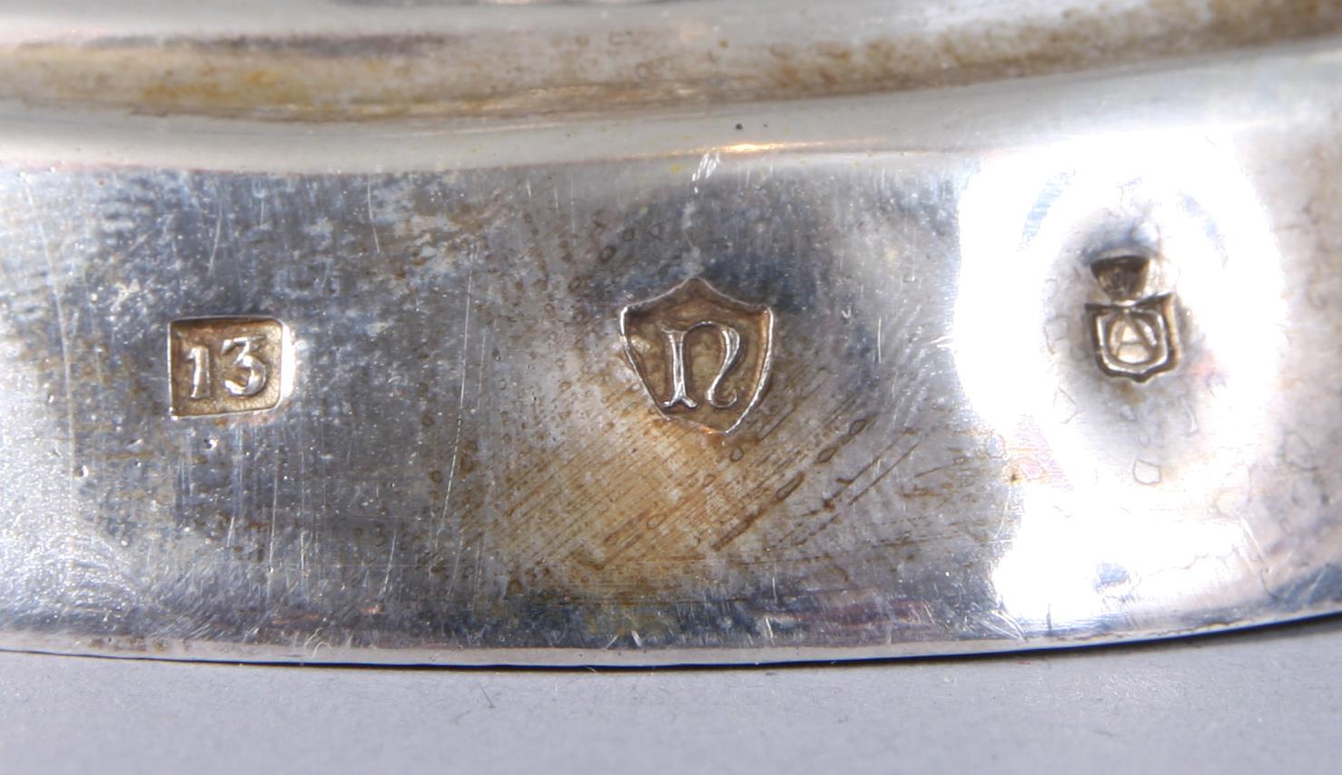 LJUSSTAKE, silver, rokokostil, 1800-tal.