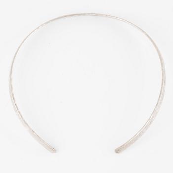 Collier, silver, stel, Jan Eve Stengård, Gotland.