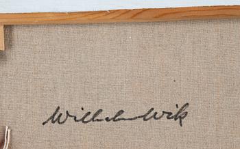 Wilhelm Wik, oil on canvas, signed verso.