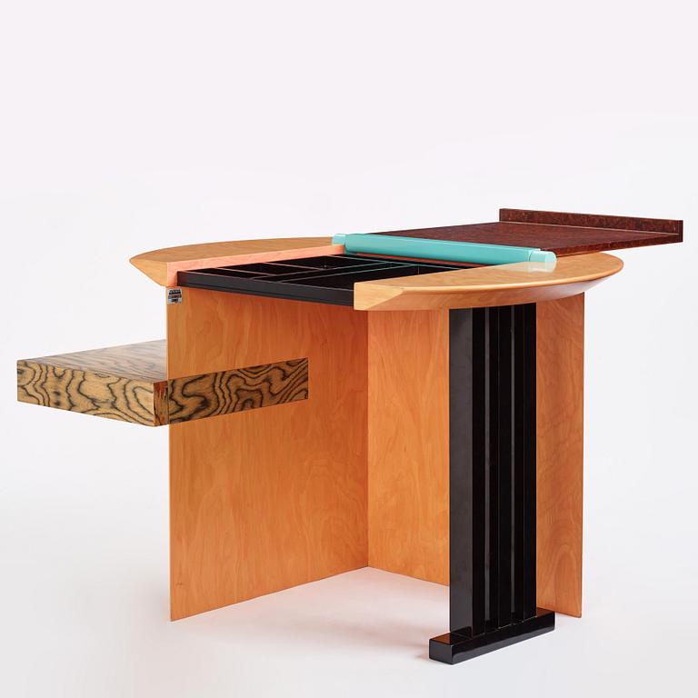 Aldo Cibic, a "Sophia" writing desk, Memphis, Italy, post 1985.